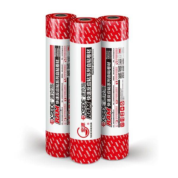 self adhesive Bitume Membrane d'étanchéité papid reponse gule